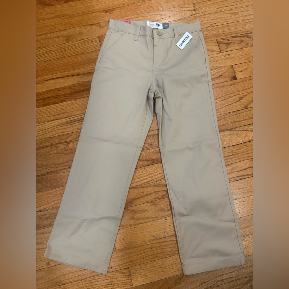Old Navy Straight Leg Khaki Pants - Beige